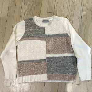 Cableknit sweater (petite medium)